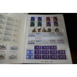 An album of stamps, mainly face value, also five other albums of stamps and First Day Covers (6)