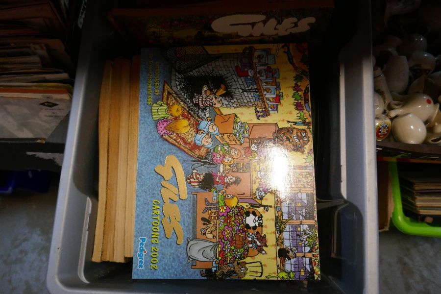 Crate of vintage Giles annuals - Image 4 of 5