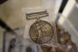 Victorian South Africa medal issued to C.L CLARKE - HMS Powerful