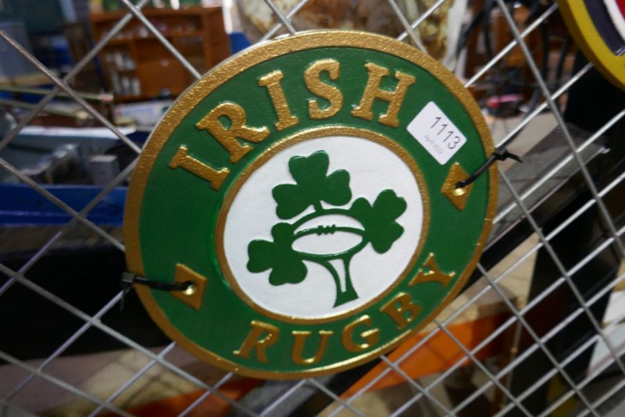 Irish Rugby sign - Image 2 of 2