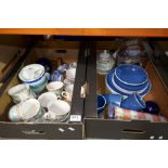 Four boxes of good quality China and glassware to include Shelley etc