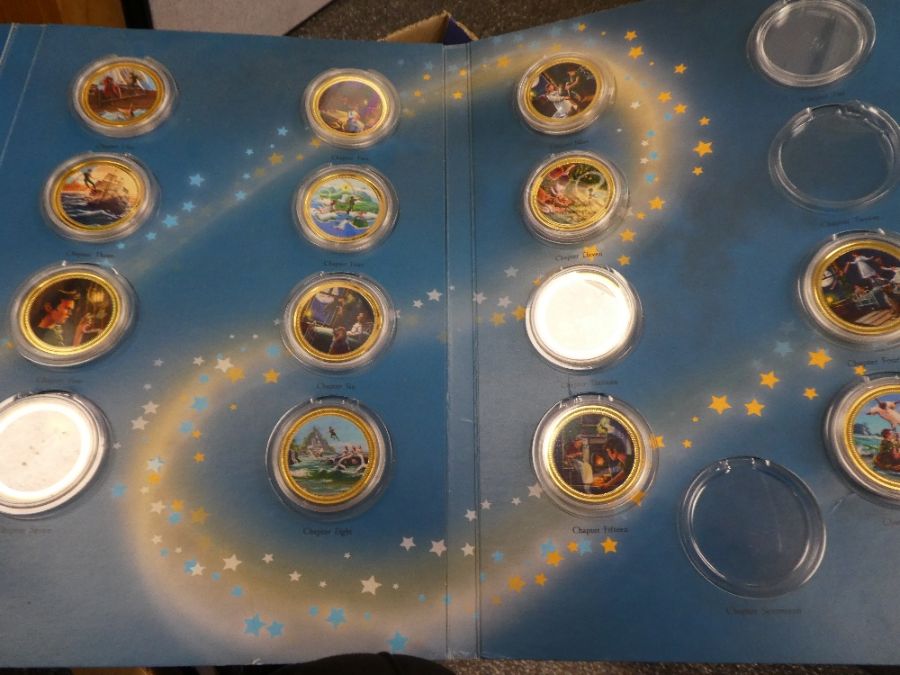 A quantity of Atlas Editions Ocean Liners, Peter Pan commemorative coin collection, 3 collector's pl - Image 2 of 5