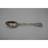 A very large, heavy silver Georgian serving spoon hallmarked London 1836. Mary Chawner, 4.18ozt appr