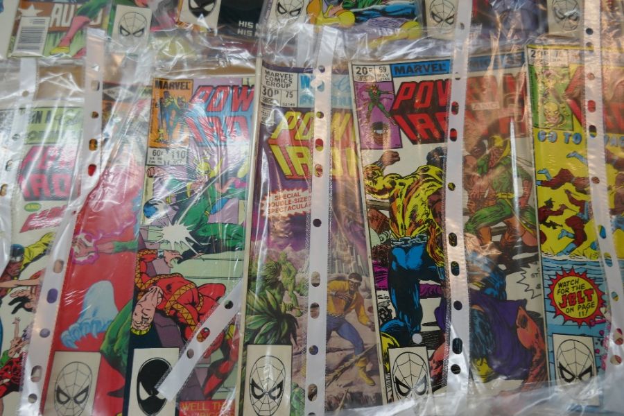 A box of vintage Marvel comics including Spiderman, Daredevil etc - Image 6 of 15