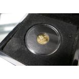 A 22ct gold half sovereign, 4 grams for Diana, Princess of Wales and one other 9ct gold quarter sove