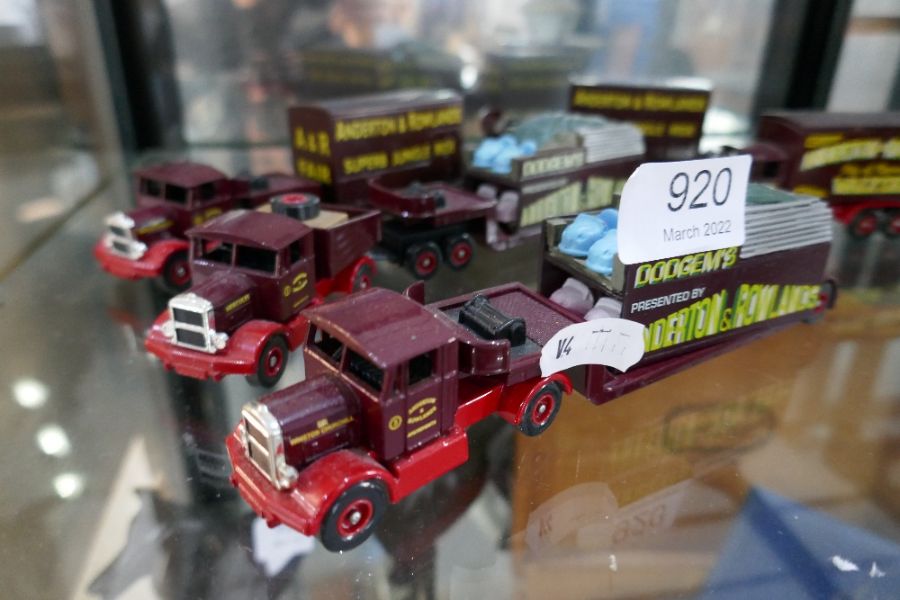 A selection of die cast lorries with painted livery of Anderton and Rowlands dodgems - Image 4 of 5