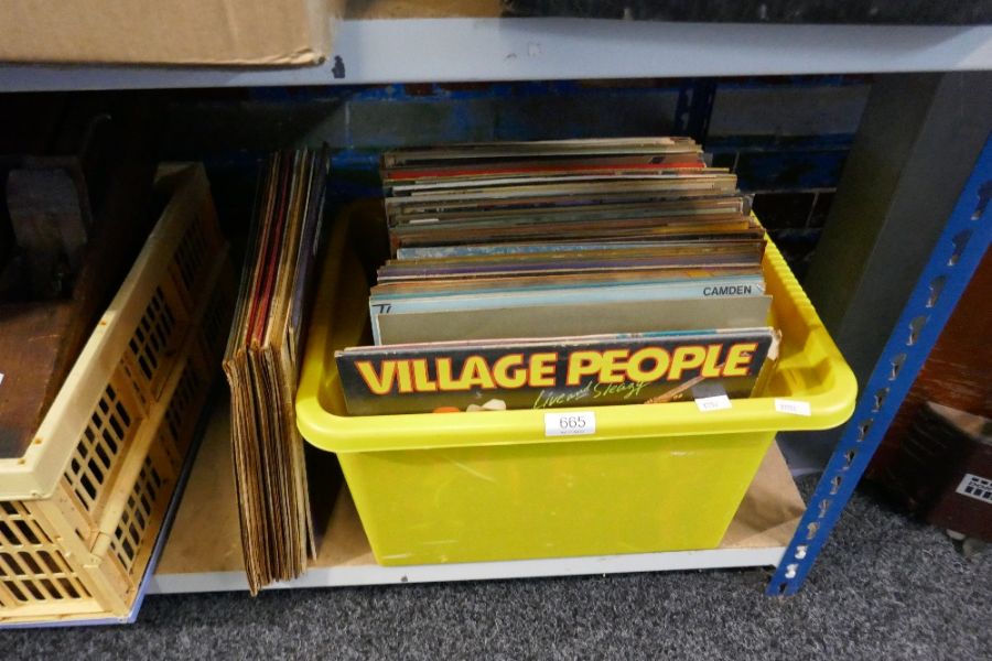 A quantity of vinyl LP's and similar