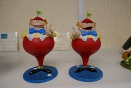 Walt Disney Classics Collection, Alice in Wonderland - Tweedledum & Tweedledee figures