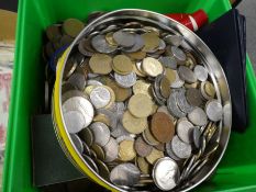A quantity of coins, GB and Worldwide