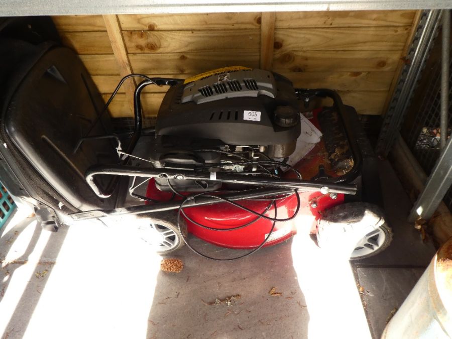 A Mountfield SP454 petrol lawn mower