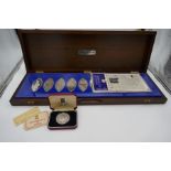 The Queen's Beasts, the Queen's Silver Jubilee ingot set, comprising of ten silver ingots, all appro