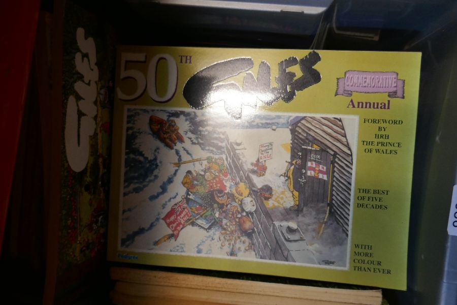 Crate of vintage Giles annuals - Image 5 of 5