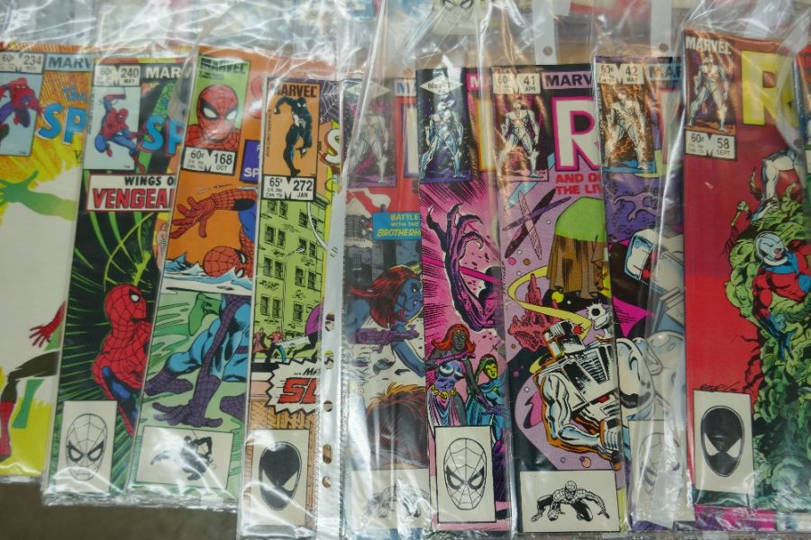 A box of vintage Marvel comics including Spiderman, Daredevil etc - Image 9 of 15