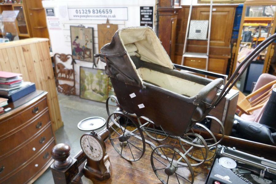 A real mixed lot; to include a miniature pram, binoculars and Baxter prints - Image 2 of 2