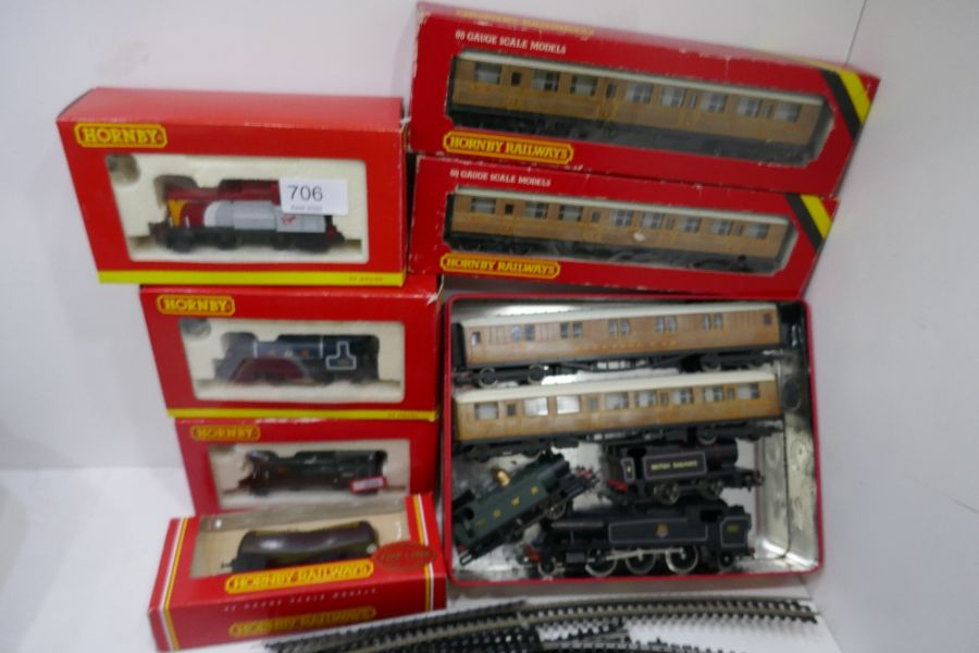 Eight Hornby '00' gauge locomotives and other related items (some boxed)