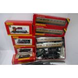 Eight Hornby '00' gauge locomotives and other related items (some boxed)