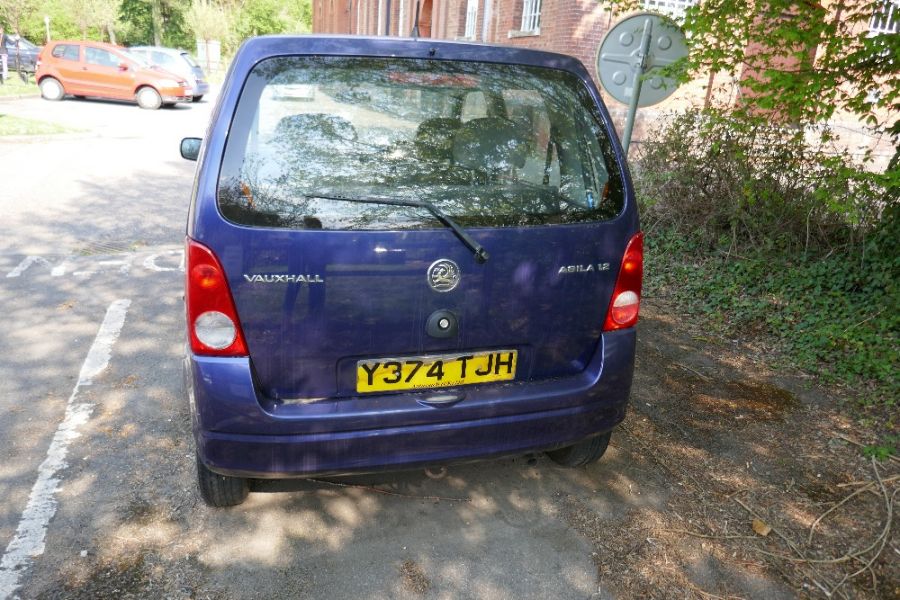 Vauxhall Agila 1.2, Petrol approx 42K miles  2001 manufacture Y374TJH MOT until 18th January 2023, - Image 3 of 3