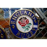 England rugby plaque