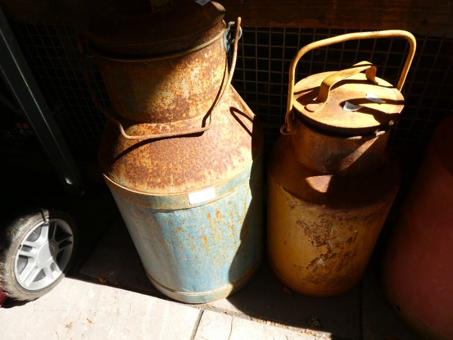 Three old churns - Image 4 of 4