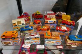 A quantity of Matchbox 75 die cast vehicles and other Matchbox boxed vehicles