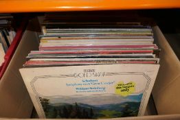 A large quantity of vinyl LP records, mainly Classical