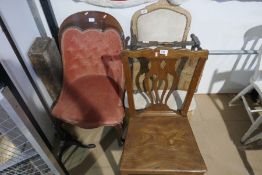 Six chairs and sundry