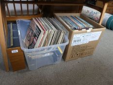 A quantity of vinyl LP records, including 5 by Mike Oldfield and others by Blondie, Wings, Elton Joh