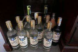 Various alcohol, including 8 bottles of Salto 39 Cachaca