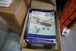 Selection of vintage Airfix magazines and books