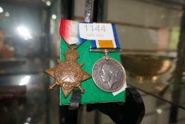 Two WWI medals to PNR P Madden SAPB, and P Madden R.A. Irish Regiment