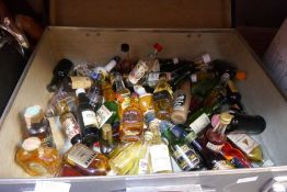 Case of alcoholic miniatures