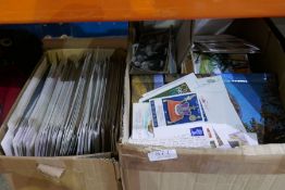 Selection of stamps, First Day Covers, etc, 2 boxes