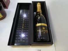 A bottle of Moet et Chandon Grand Vintage Champagne, 2000, in original box