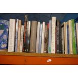 A selection of mostly hardback books on various subjects, including history, etc