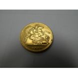 22Ct yellow gold half Sovereign, date 1898, George and The Dragon, and Victoria