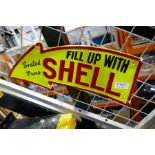 Large shell arrow sign
