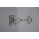 A high quality silver Victorian goblet having beaded circular foot and demi fluted design. Beaded de