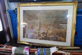 A late 19th Century watercolour of rocky stream, signed "Turner"
