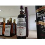 A bottle of Glen Dronach Single Malt Whisky, in original box