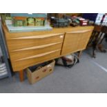 A 1970s/80s sideboard by Elliotts of Newbury, 134cm