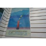 A quantity of reproduction prints after David Hockney including a poster