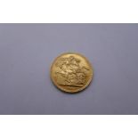 22ct yellow gold Full Sovereign, George V and George and the Dragon