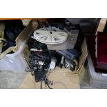 A selection of photographic and projector equipment of various manufacturers