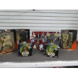 Star Wars, boxed action figures to include Obi-Wan Kenobi, Darth Maul and Qui-Gon Jin (8)