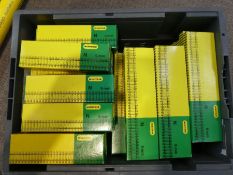 A large quantity of 'N' gauge Minitrix track of various sizes, including 20 x 14901 and a quantity o