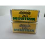 'N' gauge, two boxed Minitrix, locomotives No. 2936, appear unused