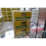 'N' gauge, three Minitrix boxed locomotives No. 12852 appear in unused condition