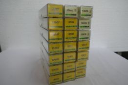 'N' gauge, twenty-one various Minitrix rolling stock wagons, boxed, (appear in unused condition)
