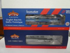 Bachmann 'OO' gauge 2 boxed locomotives No. 3199X, BR10001 and 32-523 NRM, DPi Deltic Prototype, app