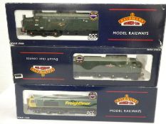 'OO' Gauge, three boxed Bachmann locomotives No. 32700, Class 46 Diesel D163, 32776 Class 37/0 Diese